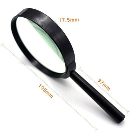 10CM Large Magnifying Glass Magnifier Handheld Loupe Reading Optical Clarity AU - Aimall