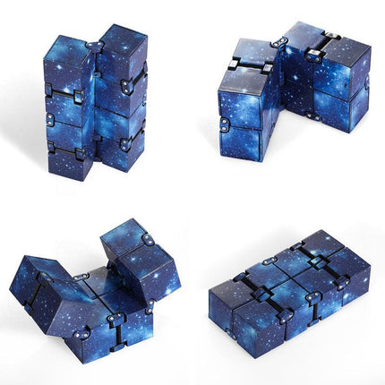 Infinity Cube Fidget Toys Magic Puzzle Sensory Autism Anxiety ADHD Stress Relief - Aimall