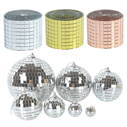 DIY Mini Mosaic Tiles Self-Adhesive Square Mirror Glass Wall Sticker Decors AU - Aimall