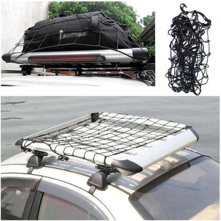 Car Roof Top Rack Basket Luggage Bungee Net Cargo Mesh Carrier Cover Storage AU - Aimall