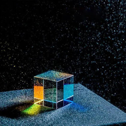 CMY Optical Glass Defective Cube Prism Cross Dichroic RGB Dispersion Six-Sided U - Aimall
