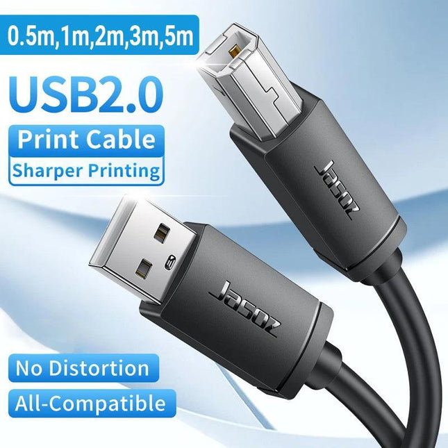 JASOZ USB 2.0 Type A Male to B Printer Cable for HP Canon Dell Brother Epson AU - Aimall