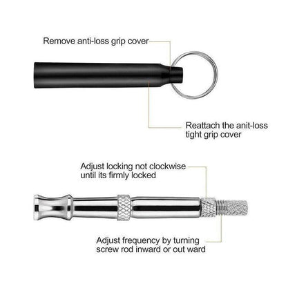 Dog Puppy Obedience Training Whistle Control Bark Stop Barking Deterrent to Pet - Aimall