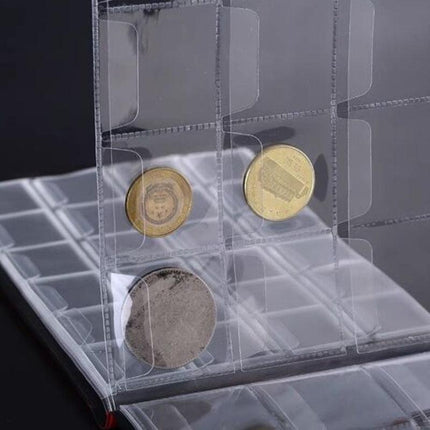 240 Coins Holder Collection Storage Collecting Penny Pocket Album Book RED AUS - Aimall