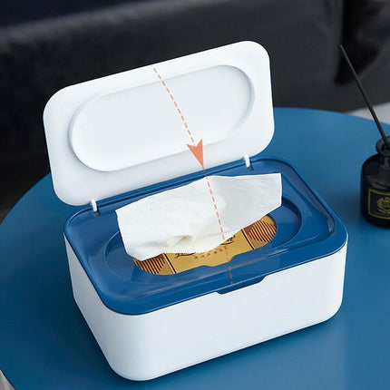 Mask Storage Case Tissue Box Wet Paper Holders Organiser Holder Covers Dispenser - Aimall