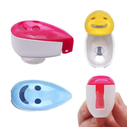 4PCS Toothbrush Cover Rack Holder Gripping Smile Face Suction Stand Mount Wall - Aimall