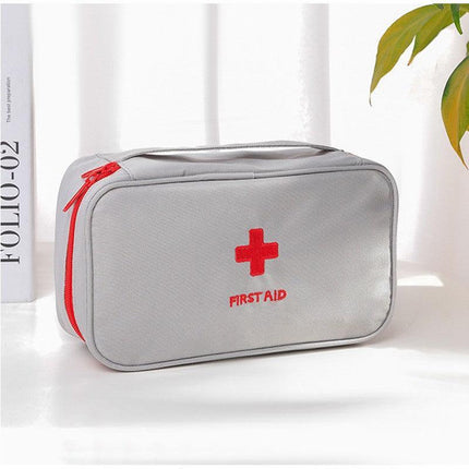Portable Empty Emergency First Aid Box Pack Outdoor Camping Survival Bag - Aimall