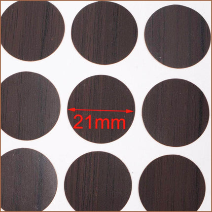 54 X Self Adhesive Decorative Screw Cover Caps Holes Cams Furniture Kitchen 20mm - Aimall