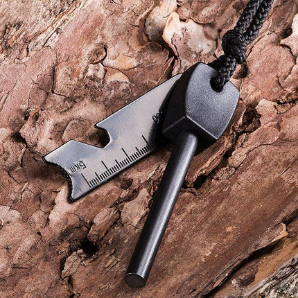 Magnesium Flint Rod Stone Fire Starter Lighter Emergency Survival Camping Hiking - Aimall