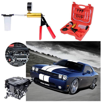 Hand-Held Brake Bleeder Tester Set Bleed Kit Car Motorbike Bleeding Vacuum Pump - Aimall