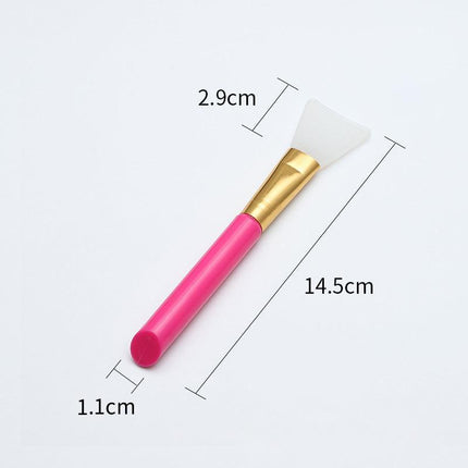 4X Pack Facial Mask Silicone Brush Applicator Face Mask Tool Soft Cosmetic Tool - Aimall