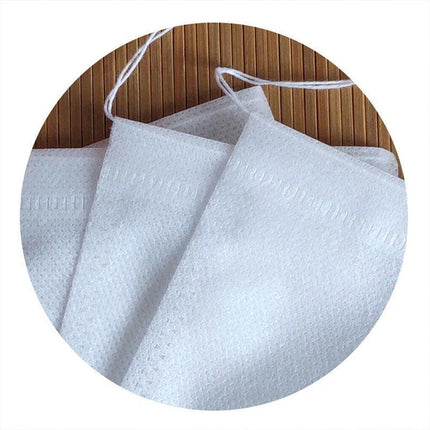 50x Reusable 100% Cotton Muslin Filter Bags Spices Herbs Tea Soup Drawstring AU - Aimall