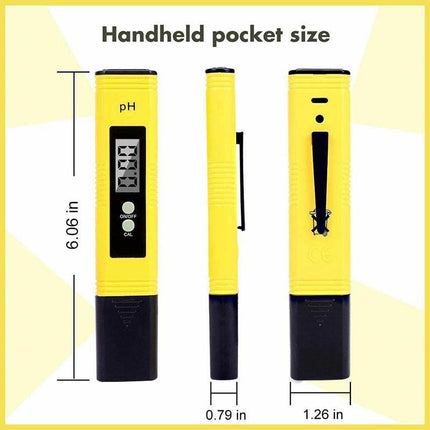 Digital Electric PH Meter LCD Tester Pocket Aquarium Water Test Pen Hydroponics - Aimall
