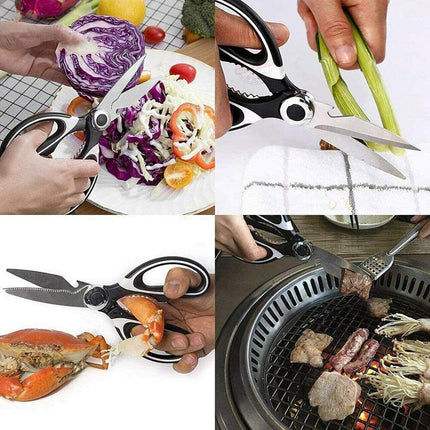 Kitchen Scissors Shears Heavy Duty Multi-Purpose Stainless Steel Chicken Bone - Aimall