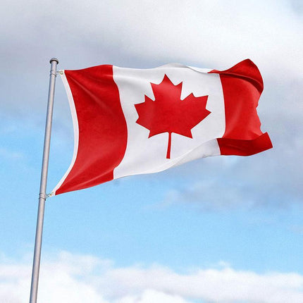 Large Canadian Canada Flag CAN Heavy Duty Outdoor 90 X 150 CM - 3ft x 5ft AU - Aimall