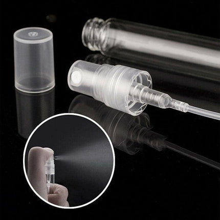 10Pcs 3/5/10ml Glass Perfume Bottle Atomizer Pump Spray Comestic Container AU - Aimall