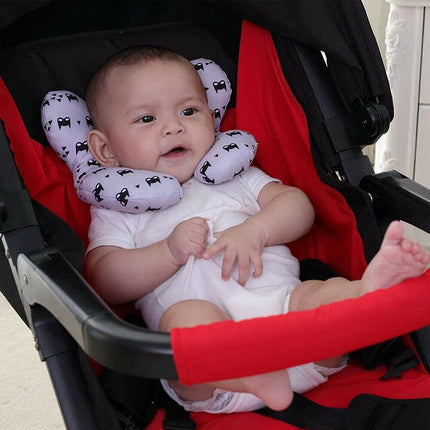 Baby Soft U-Shaped Auto Car Seat Stroller Head Neck Support Pillow Cushion AU - Aimall