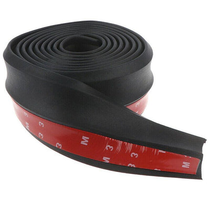 Universal Rubber Car Front Bumper Lip Skirt Protector Body Spoiler Splitter 2.5M - Aimall