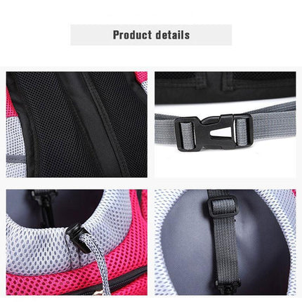 Puppy Travel Mesh Pet Dog Carrier Backpack Front Travel Portable Shoulder Bag Au Aimall