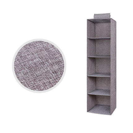 3/4/5 Layer Hanging Organiser Clothes Storage Wardrobe Garment Shelves Shoe Tidy - Aimall