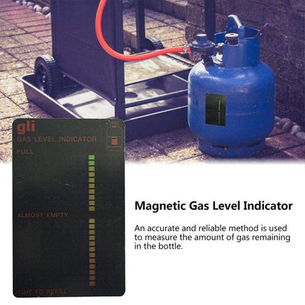 2PCS Magnetic Gas Tank Level Indicator Bottle Magnet Gauge BBQ Camping Outdoor - Aimall