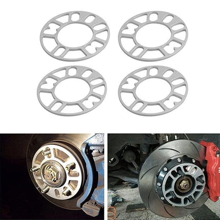 4x 5MM Alloy Aluminum Wheel Spacer Shims Universal 4/5 Stud For 5x114.3 5x120 AU - Aimall