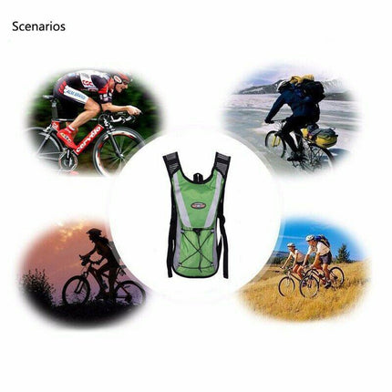 Hiking Camping Cycling Running Hydration Pack Backpack Bag + 2L Water Bladder AU - Aimall