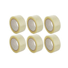 100M*45mm*50um Packing Tape 6-48 Rolls Packaging Clear Sticky Sealing Tape Bulk - Aimall