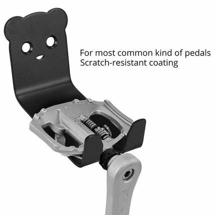 Bike Rack Pedal Hook Wall Mount Hanger Wheel Holder Display Storage Brackets MTB - Aimall