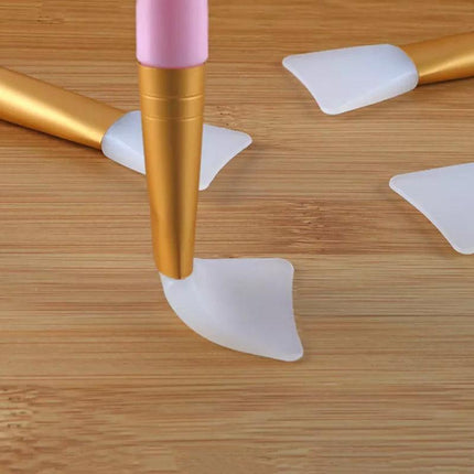 4X Pack Facial Mask Silicone Brush Applicator Face Mask Tool Soft Cosmetic Tool - Aimall