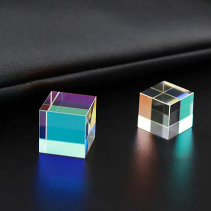 CMY Optical Glass Defective Cube Prism Cross Dichroic RGB Dispersion Six-Sided U - Aimall