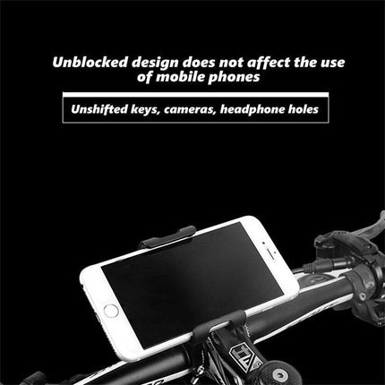 360° Rotate Aluminum Bike Bicycle Handlebar Mobile Phone Holder Mount Universal - Aimall