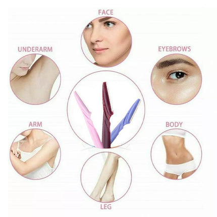 Eyebrow Razor Trimmer Shaver Facial Blade Shave Shaper Hair Remover Women Eye AU - Aimall