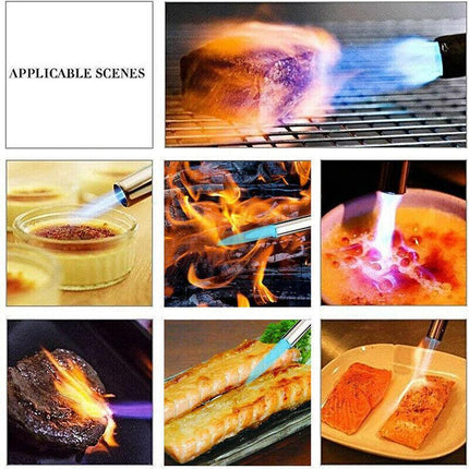 Gas Welding Torch Flame Jet Gun Butane Blow Soldering Burner Lighter Solder New - Aimall