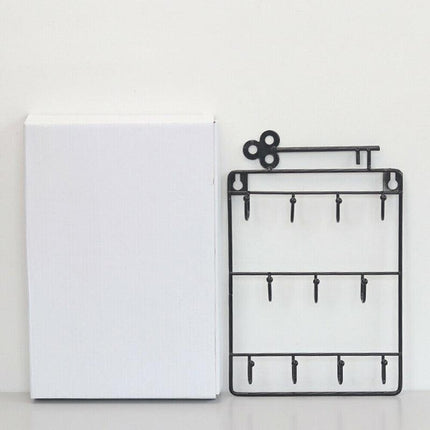 Door Back Organizer Key Holder Hanging Wall Mounted Hanger Hooks Storage Rack AU - Aimall