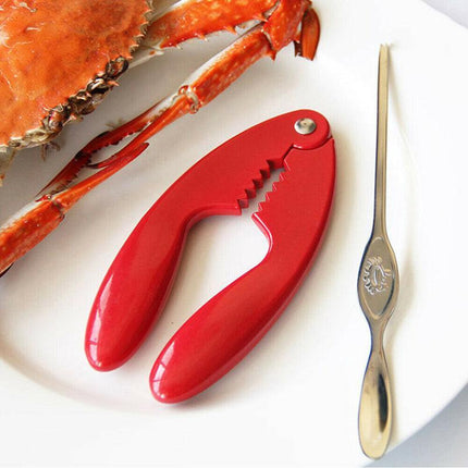 Crab Cracker Lobster Tool Shell Seafood Tool Forks Scissors Shellfish Opener AU - Aimall