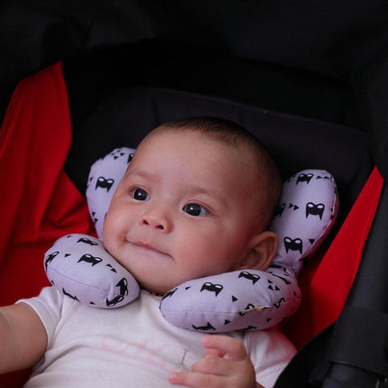 Baby Soft U-Shaped Auto Car Seat Stroller Head Neck Support Pillow Cushion AU - Aimall