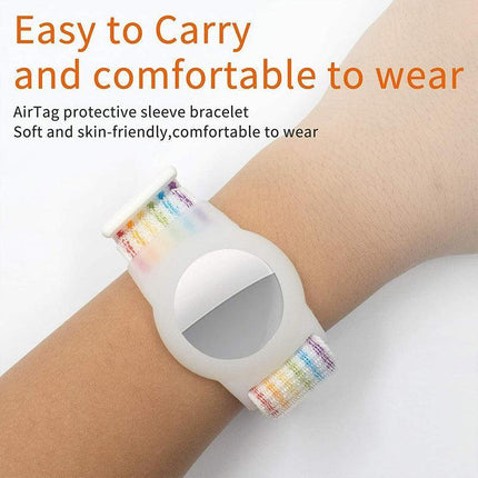 For Apple AirTag Case Protective Cover Wristband Nylon Air Tag Band Anti-lost AU - Aimall