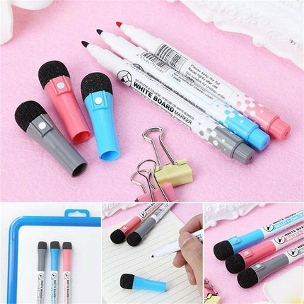 NEW 8 Colours Pen Painting Magnetic Whiteboard Non-toxic Erasable Mark Markers - Aimall