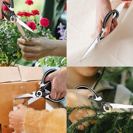 Kitchen Scissors Shears Heavy Duty Multi-Purpose Stainless Steel Chicken Bone - Aimall