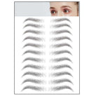 3D Hair-like Stick-On Authentic Eyebrows Waterproof Eyebrow Tattoo Sticker AU - Aimall