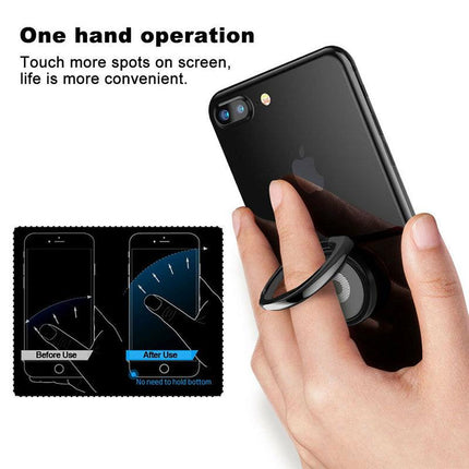 iRing Phone Ring Finger Holder Car Mount Hook iPhone Stand Mobile Grip GPS iPad - Aimall