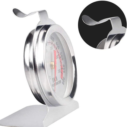 Stainless Steel Oven Thermometer Large Dial Kitchen Food Temperature AU Stock - Aimall