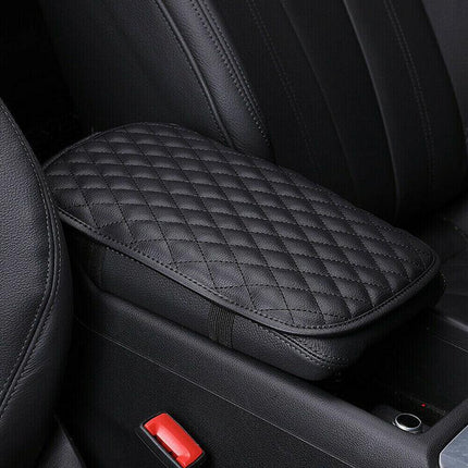 Car Armrest Accessories Cushion Cover Center Console Box Pad Protector Universal - Aimall
