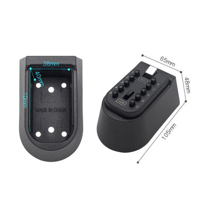 1X Outdoor Wall Mount Spare Key Safe Box Lock Holder Water Weather Proof New AU - Aimall