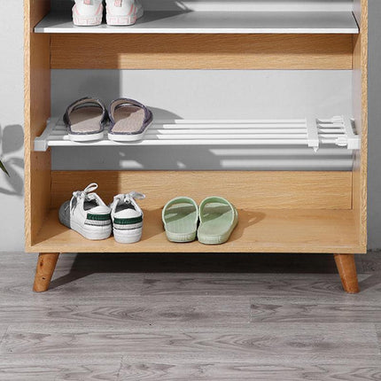 12 Sizes Adjustable Rack Hanger Rod Shelf Closet Kitchen Organiser Separator AU - Aimall