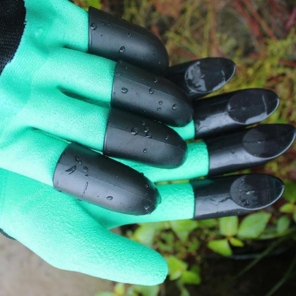 Garden Gloves with Claws for Women and Men outdoor Digging Planting Weeding AUS - Aimall
