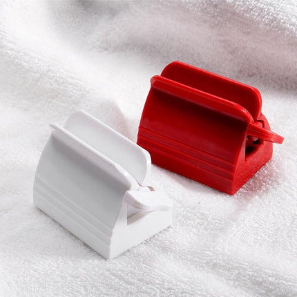 Large Bathroom Toothpaste Squeezer Tube Easy Stand Dispenser Rolling Holder Seat - Aimall