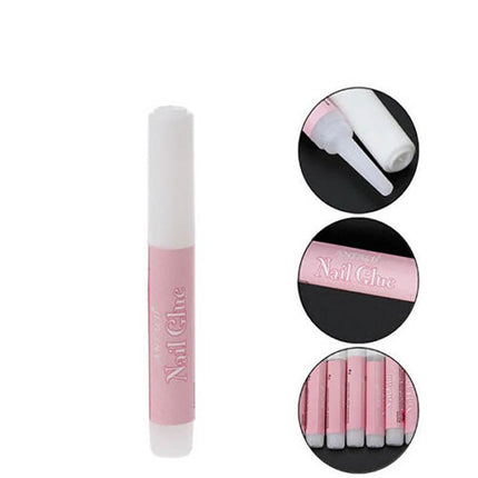 Strong Nail Glue Adhesive For Fake Nail Set Nail Tips Acrylic Nails 2g Each AU - Aimall