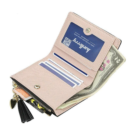 Women Wallet Short Small Coin Purse Ladies Folding Card Card Holder Leather AU - Aimall